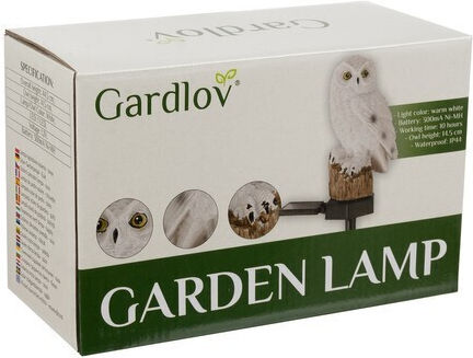 Gardlov Solarleuchte Warmes Weiß mit Bewegungssensor und Fotokontakt IP44 44cmx11cmx6.5cmcm