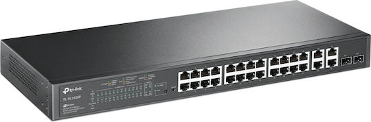 TP-LINK TL-SL2428P Unmanaged L2 Switch with 24 Ethernet Ports