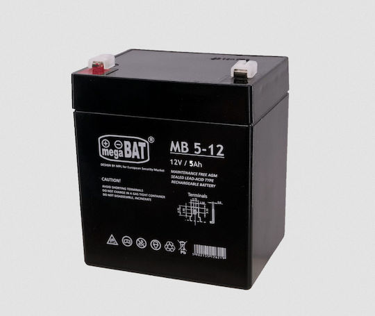Lean Cars Μπαταρία UPS με Χωρητικότητα 5Ah και Τάση 12V 5534 1τμχ