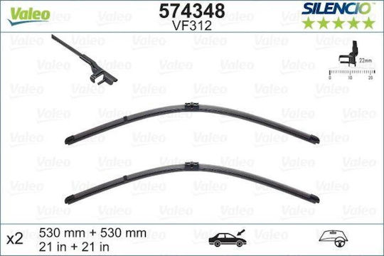 Fahrer-Seiten Scheibenwischer 530mm