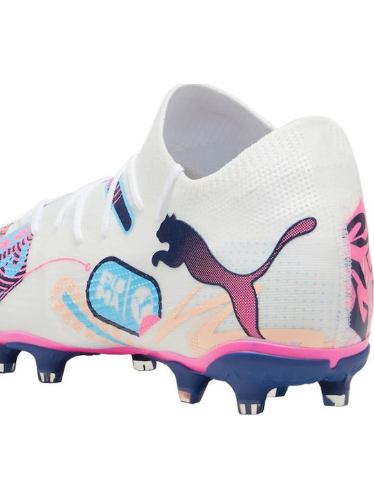 PUMA Future 7 Match Vol. Up Fußballschuhe mit Stollen Beige
