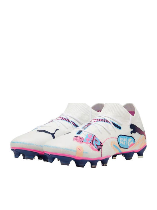 PUMA Future 7 Match Vol. Up Fußballschuhe mit Stollen Beige