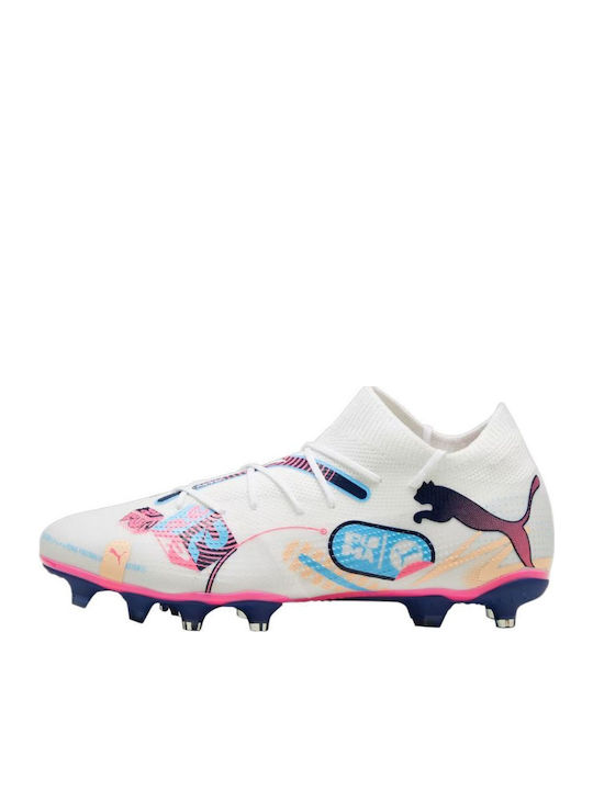 PUMA Future 7 Match Vol. Up Fußballschuhe mit Stollen Beige