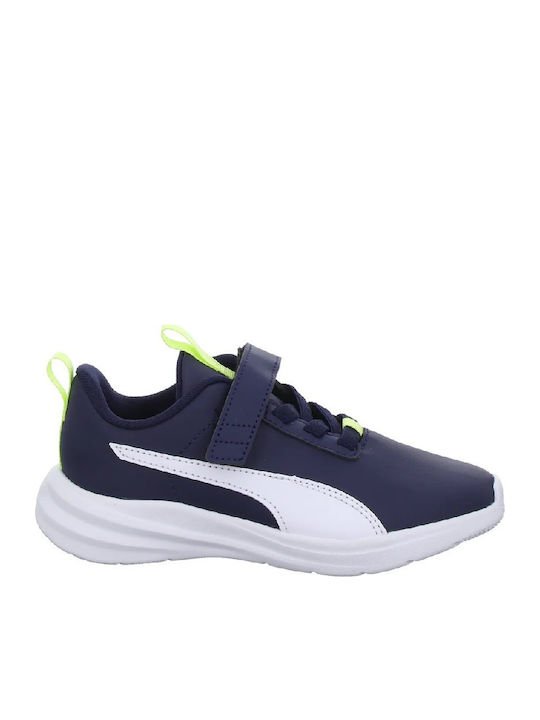 Rickie Runner Ps Παιδικά Sneakers με Σκρατς Μπλε