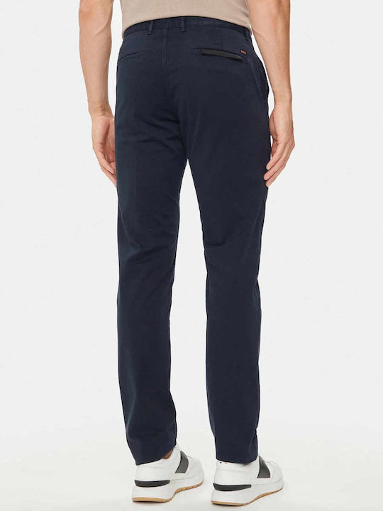 Hugo Boss Men's Trousers Chino in Slim Fit Dark Blue