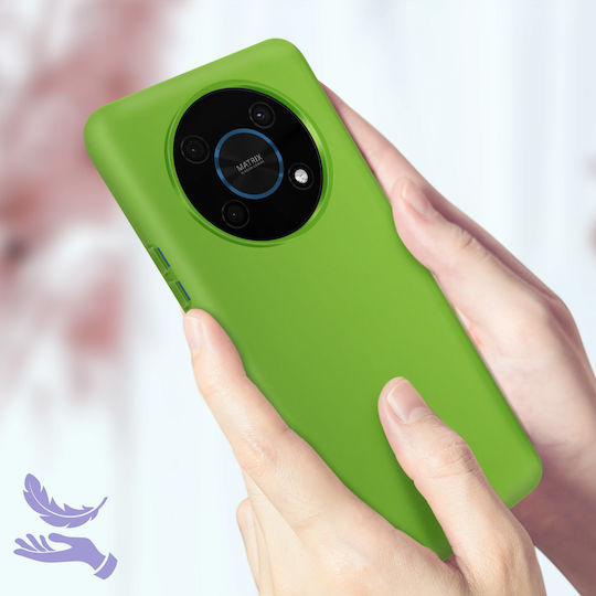 Carcasă Honor Magic 4 Lite Silicon Semi-rigid Moale Subțire Verde
