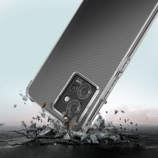 Motorola ThinkPhone Flexible Silicone Back Cover with Reinforced Corners Transparent