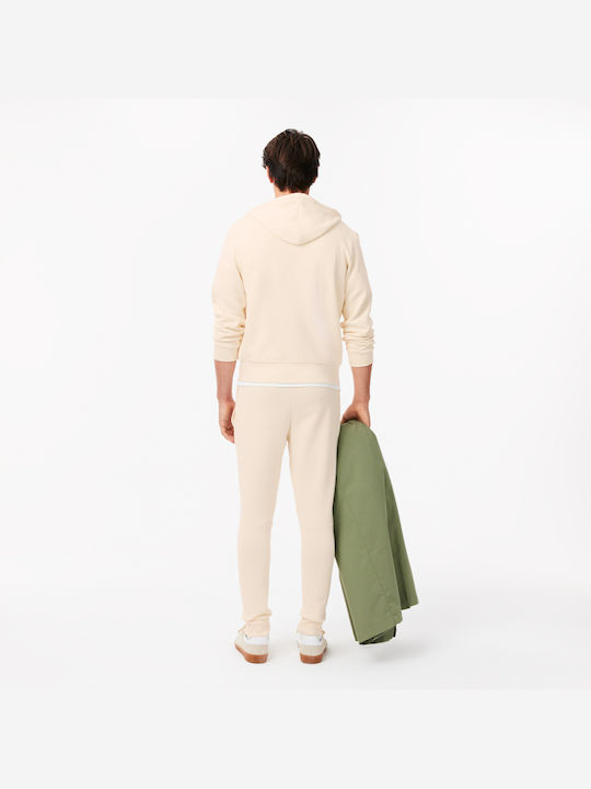 Lacoste Men's Sweatpants Ecru