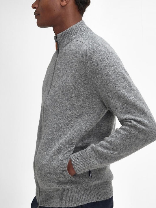 Men's Knitted Cardigan Grey
