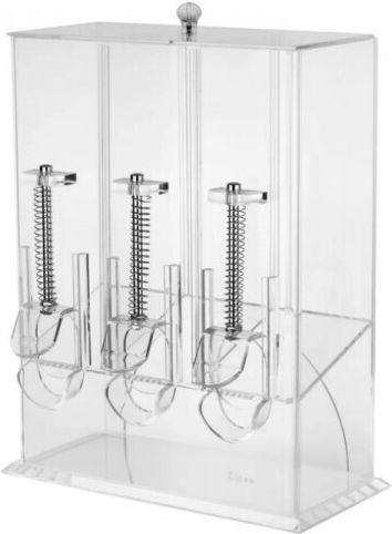 Distribuitor Acrilic 3 Compartimente 32x17x43 Cm