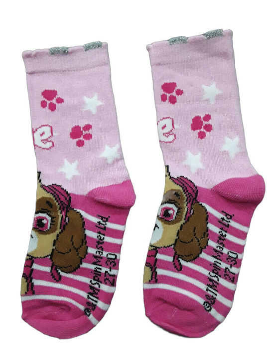 Paw Patrol Kids' Socks Skye Pink