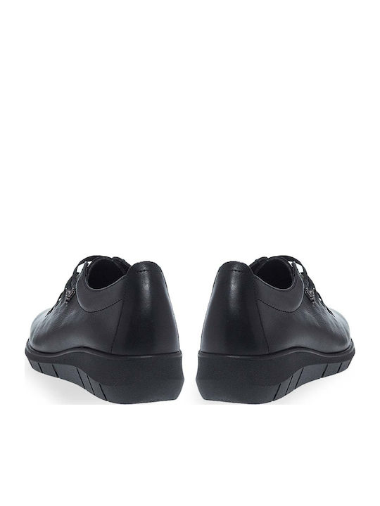 Дамски Slip-On Кожени Черни