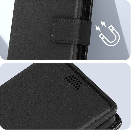 Avizar Case Sony Xperia 1 V Clapet Wallet Video Stand Black