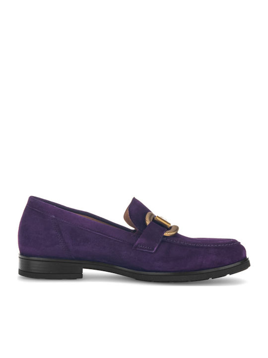 Mocasini dama în culoarea Violet