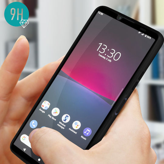 Carcasă din gel siliconic pentru Sony Xperia 10 IV cu protecție de ecran din sticlă temperată 9H