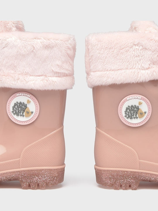 Kids Wellies with Internal Lining Orange