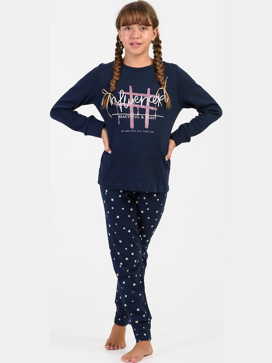 Pretty Baby Pijama pentru copii De iarnă Dark Blue
