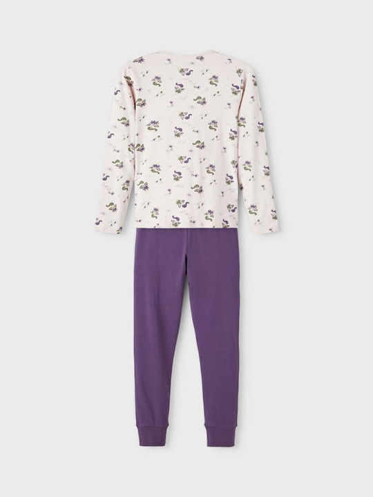 Name It Детска пижама Зимна Gray Lilac