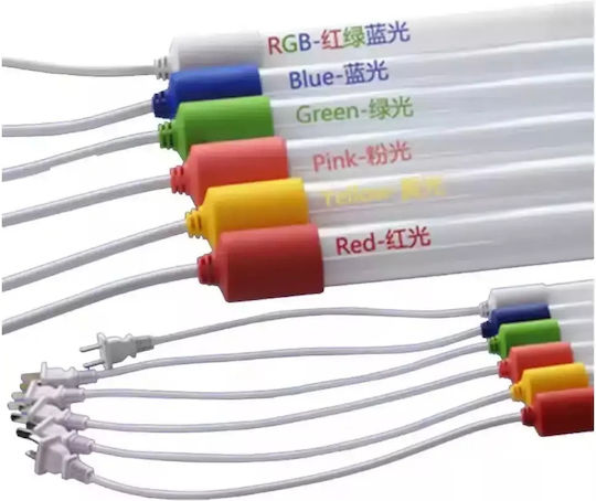Αδιάβροχη Λάμπα Σωλήνας Φθορίου Led 1,2μ 18w Rz-147 Πράσινο