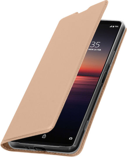 Slim Flip Wallet Case Business Series Sony Xperia 1 2 Rose Gold