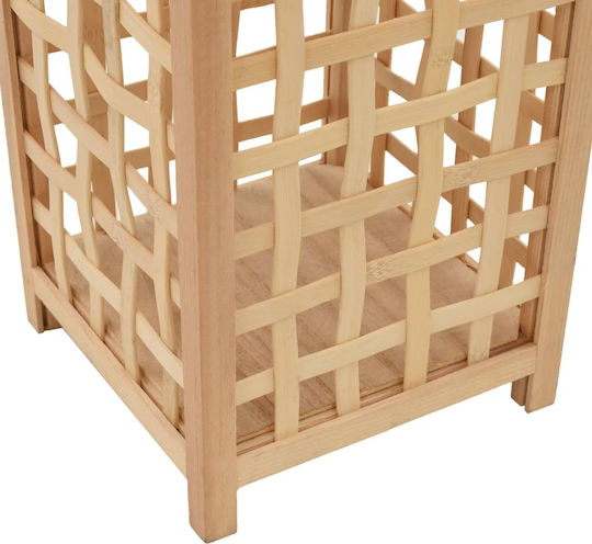 vidaXL Floortop Bamboo Lantern Beige 19.5x19.5x84cm