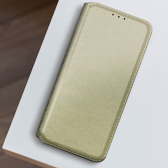 Flip-Hülle Xiaomi Mi A3 Magnetische Kartenhalterung Video-Unterstützung Gold
