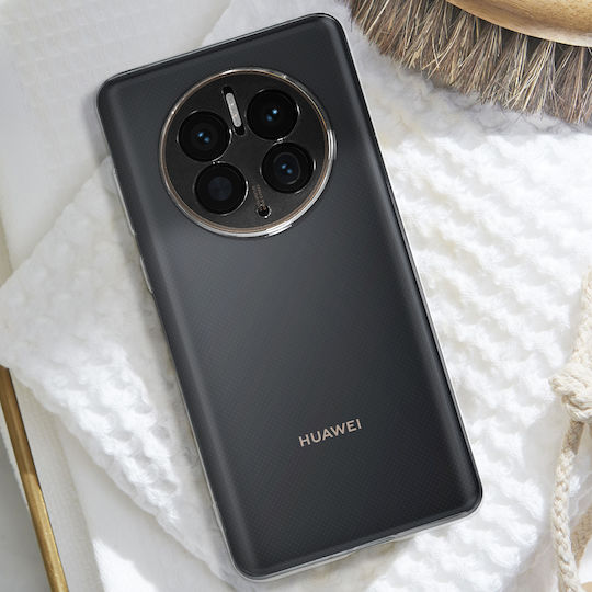 Hülle Huawei Mate 50 Pro Flexibel Ultrathin Anti-Gilbung Transparent