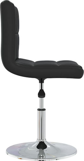 Hocker Bar mit Rückenlehne & Höhenverstellbar Black 40x43x71-85.5cm