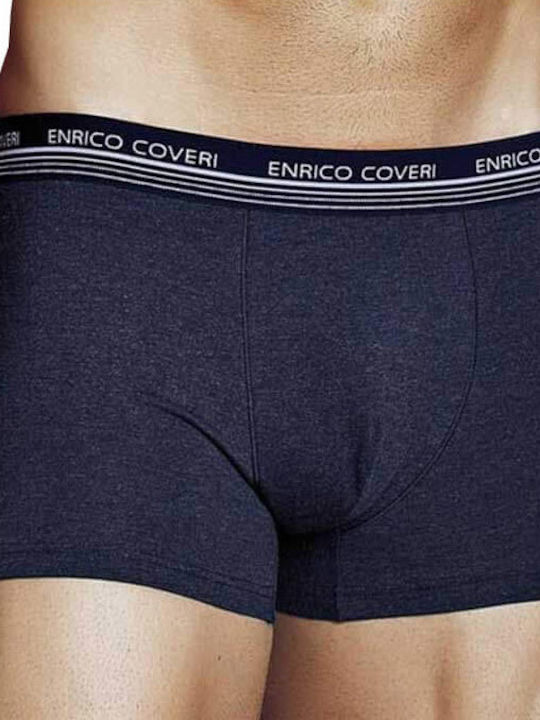 Enrico Coveri Men's Boxer Navy