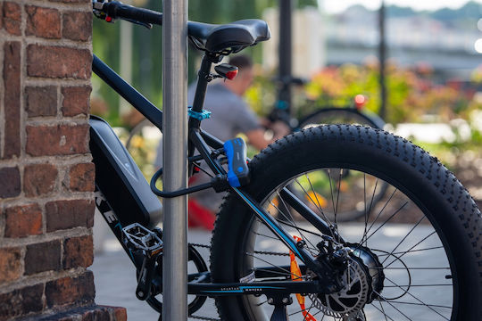 Gerda Fahrradschloss für Pedal mit Schlüssel Gray
