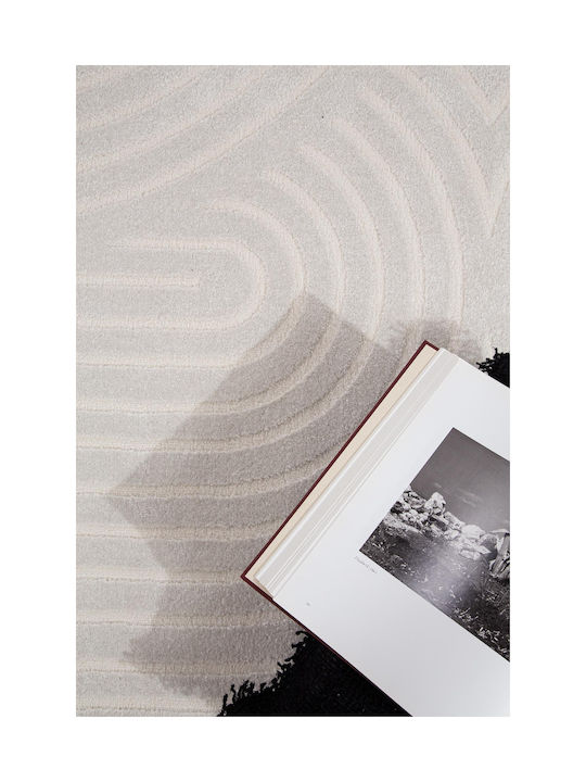 Royal Carpet Organic 565 Teppich Rechteckig Synthetisch,Polyester/Cotton/Leather Cream