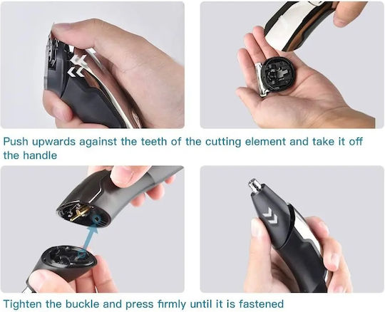 DSP 6 in 1 90350 Set Rechargeable Hair Clipper Black 561338