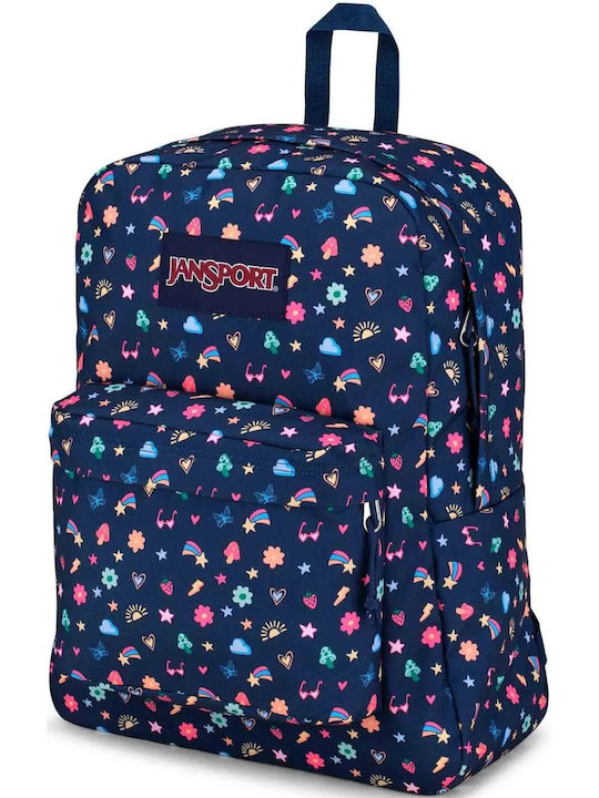 Jansport Schulranzen Rucksack Junior High-High School in Blau Farbe