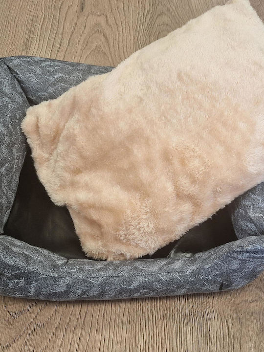 Kopfkissen für Hunde Rechteck Gray 47x37cm.