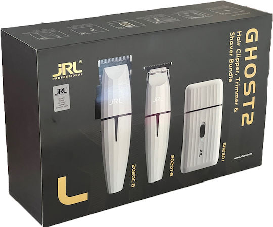 jRL Ghost Collection #2 Set Hair Clipper White GH-2401-2