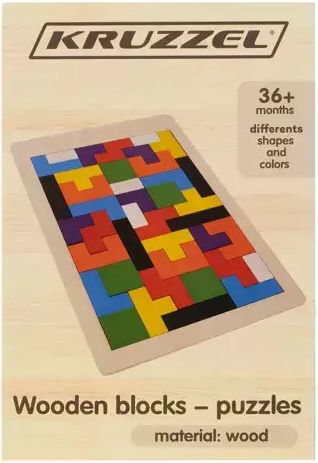 Ξύλινο Παιδικό Puzzle Kruzzel 50pcs Kruzzel