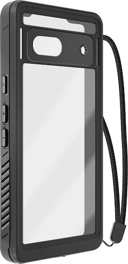 Redpepper Ip68 Waterproof Case Google Pixel 7a Full Coverage Redpepper Transparent Black