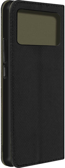 Husă tip portofel Xiaomi Mi 11 Ultra 5G cu magnet, suport și loc pentru carduri, negru