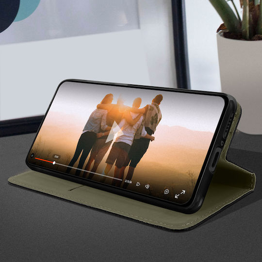 Husă tip portofel Xiaomi Mi 11 Ultra 5G cu magnet, suport și loc pentru carduri, negru