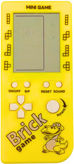 Console Game Tetris Brick Game Elektronische Handheld-Spielkonsole für Kinder für 3++ Jahre Yellow