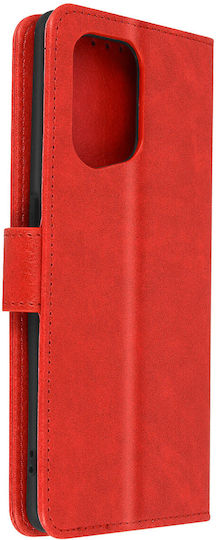 Case Oppo Find X5 Card-holder Cover Video Stand Feature Red