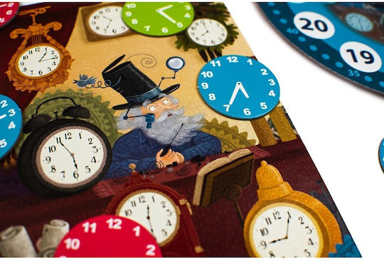 Ramiz Captain Science Clock Educational Time Learning Game made of Wood for 1-4 Years Old