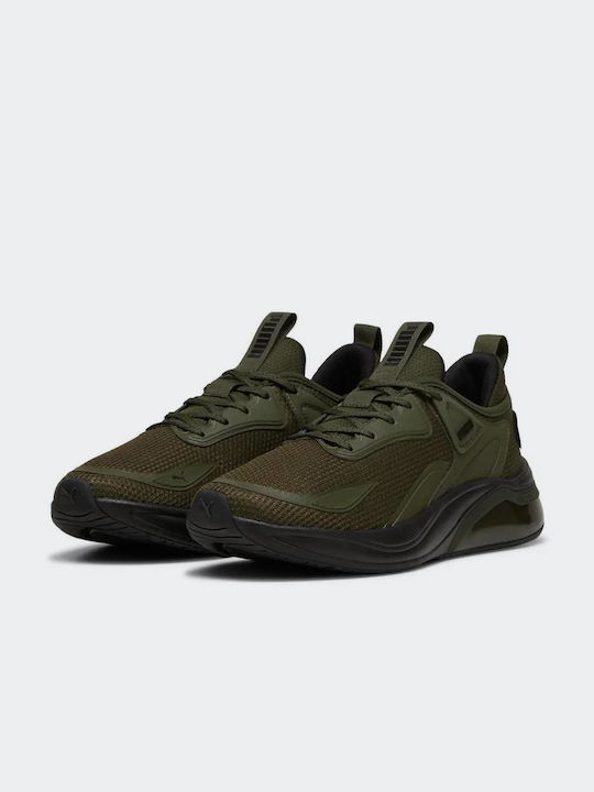 Puma Cell Herren Sportschuhe Laufen Grün