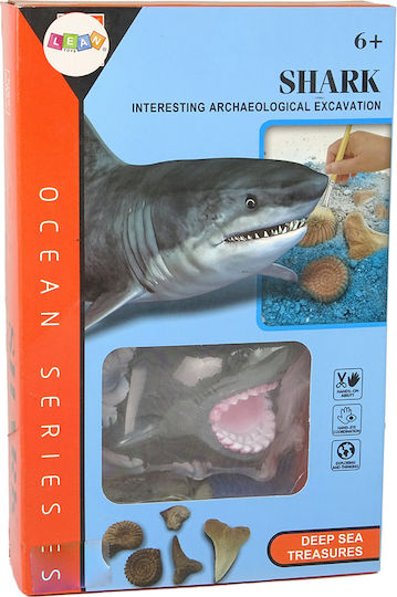Lean Toys Ammonite Shark Excavation Educational Kit Educational Game Experiments for 6+ years old Years Old