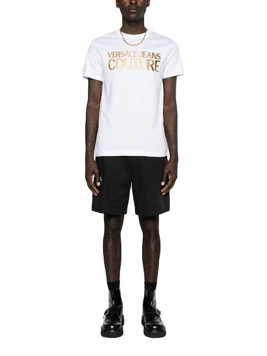 T-shirt Λευκό-χρυσό