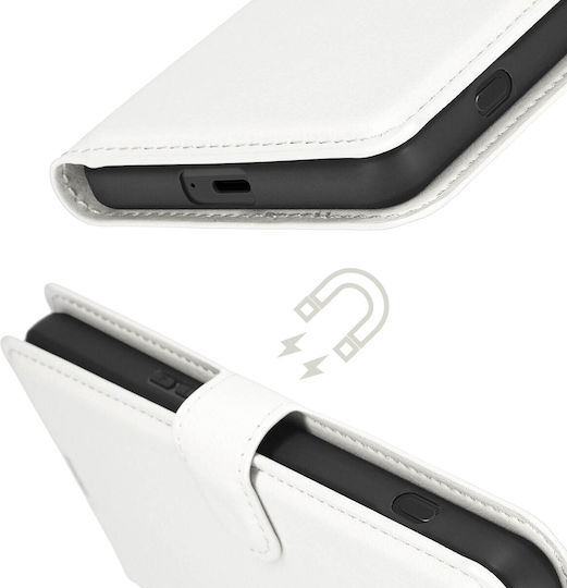 Avizar Hülle Sony Xperia 1 VI Wallet Flip Case mit Standfunktion Weiß