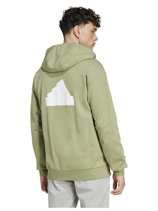 adidas Future Icons Badge Khaki with Hood