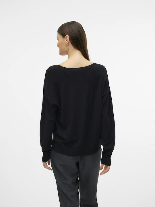 Vero Moda Пуловер Черен