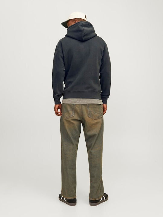 Jack & Jones Jorvesterbro Sweat Herren Sweatshirt mit Kapuze und Taschen Forest River