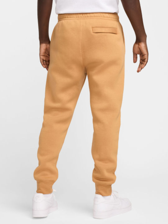 Sportswear Club Sweatpants with Elastic Brown
